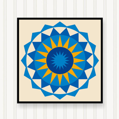 BARN QUILT Block,, 7 Beautiful Sizes, Wall Art Decor, Barn Quilt Sign, Barn Quilt Design BQ084-01
