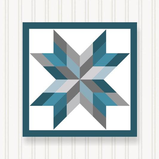 BARN QUILT Block, 7 Beautiful Sizes, Wall Art Decor, Barn Quilt Sign, Barn Quilt Design BQ087-06