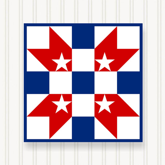BARN QUILT Block,, 7 Beautiful Sizes, Wall Art Decor, Barn Quilt Sign, Barn Quilt Design BQ093