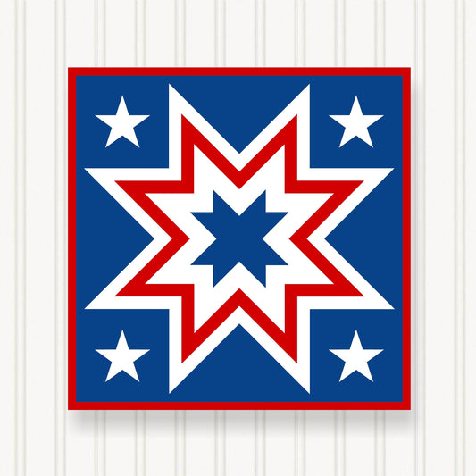 BARN QUILT Block,, 7 Beautiful Sizes, Wall Art Decor, Barn Quilt Sign, Barn Quilt Design BQ095