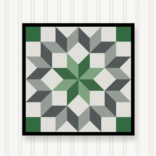 BARN QUILT Block,, 7 Beautiful Sizes, Wall Art Decor, Barn Quilt Sign, Barn Quilt Design BQ103-03