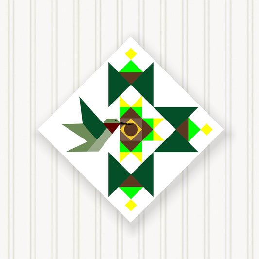 BARN QUILT Block, 7 Beautiful Sizes, Wall Art Decor, Barn Quilt Sign, Barn Quilt Design BQ105-05