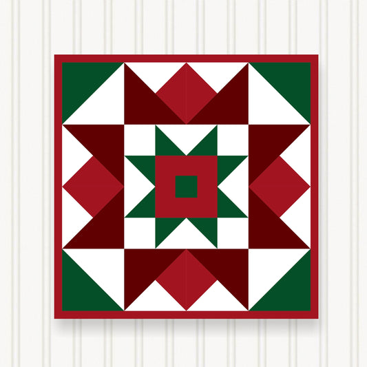 BARN QUILT Block, 7 Beautiful Sizes, Wall Art Decor, Barn Quilt Sign, Barn Quilt Design BQ107-02