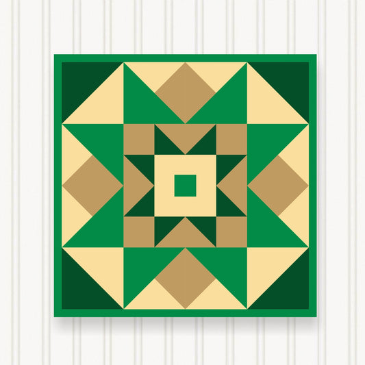 BARN QUILT Block,, 7 Beautiful Sizes, Wall Art Decor, Barn Quilt Sign, Barn Quilt Design BQ107-04