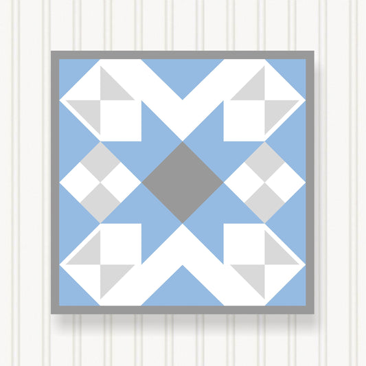 BARN QUILT Block, 7 Beautiful Sizes, Wall Art Decor, Barn Quilt Sign, Barn Quilt Design BQ109