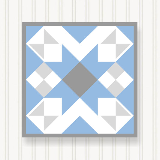 BARN QUILT Block,, 7 Beautiful Sizes, Wall Art Decor, Barn Quilt Sign, Barn Quilt Design BQ109