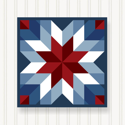 BARN QUILT Block,, 7 Beautiful Sizes, Wall Art Decor, Barn Quilt Sign, Barn Quilt Design BQ110