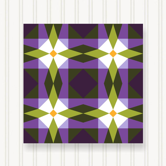 BARN QUILT Block, 7 Beautiful Sizes, Wall Art Decor, Barn Quilt Sign, Barn Quilt Design BQ050-03