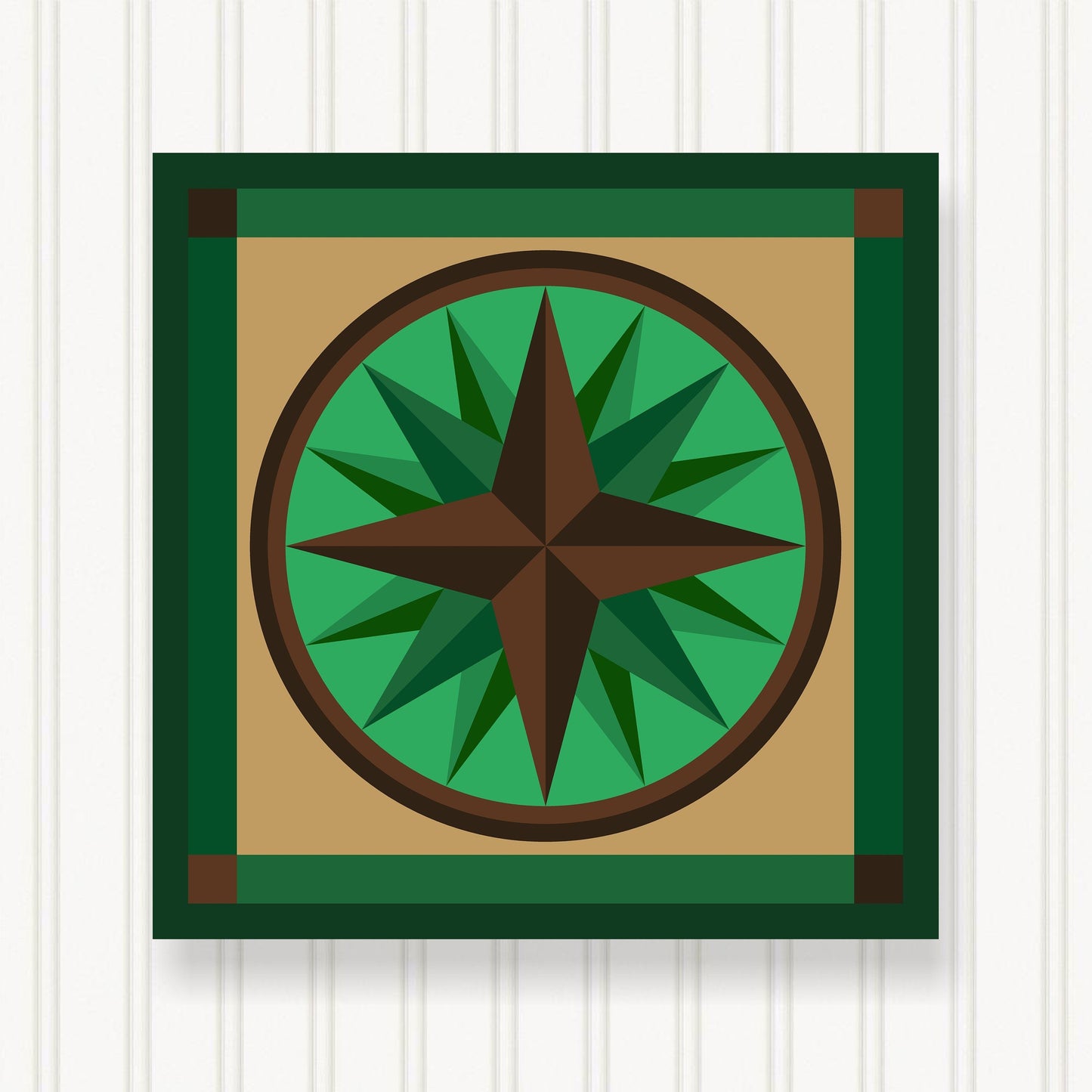 BARN QUILT Block, 7 Beautiful Sizes, Wall Art Decor, Barn Quilt Sign, Barn Quilt Design BQ024-08