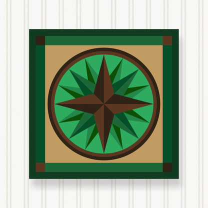 BARN QUILT Block, 7 Beautiful Sizes, Wall Art Decor, Barn Quilt Sign, Barn Quilt Design BQ024-08