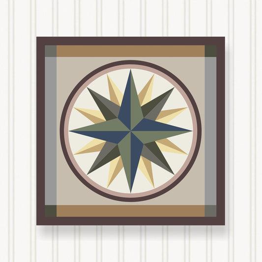 BARN QUILT Block, 7 Beautiful Sizes, Wall Art Decor, Barn Quilt Sign, Barn Quilt Design BQ024-11