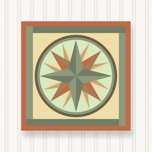 BARN QUILT Block,, 7 Beautiful Sizes, Wall Art Decor, Barn Quilt Sign, Barn Quilt Design BQ024-14